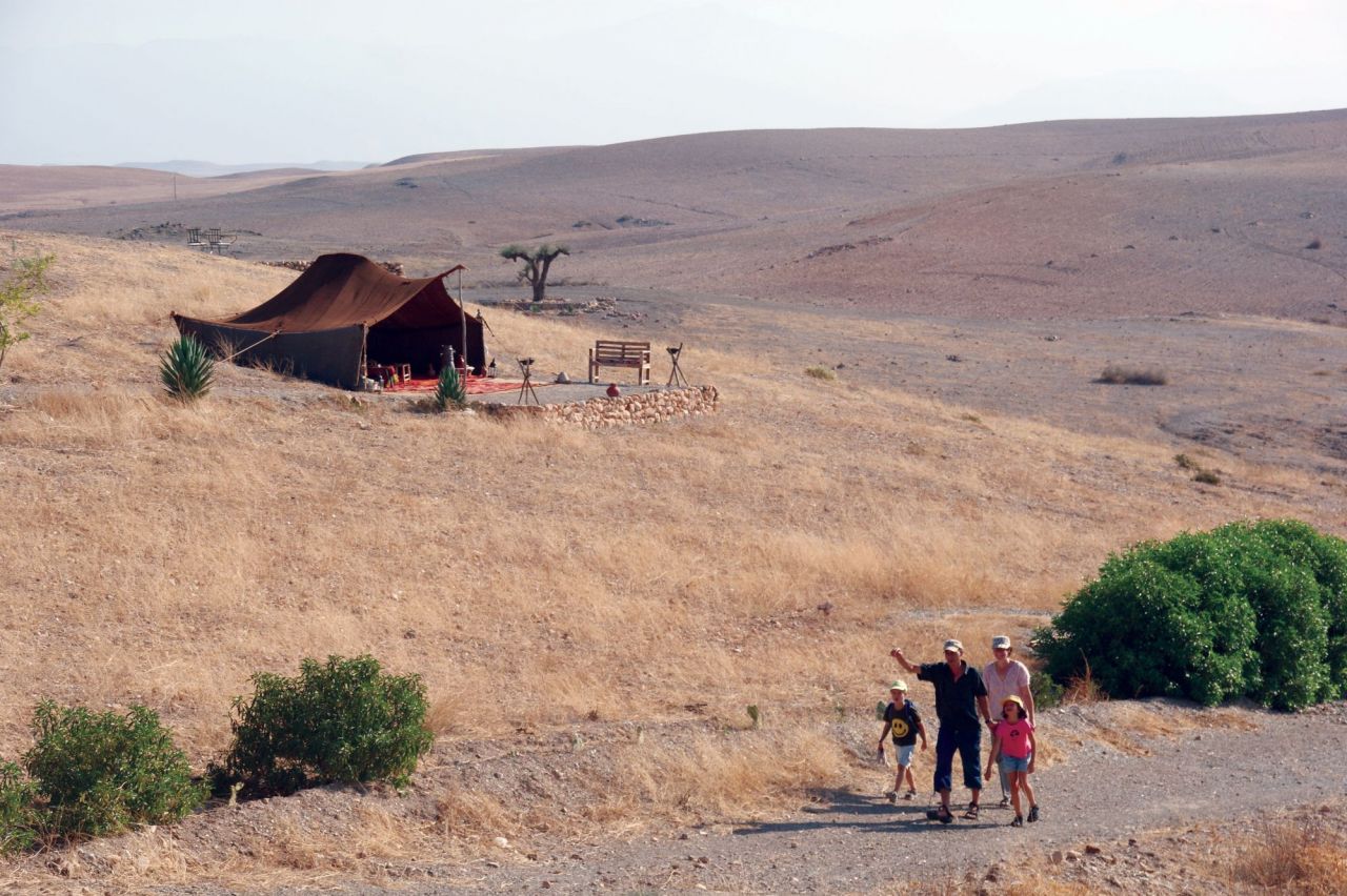 Famille trek desert Marrakech Maroc Terre des Etoiles