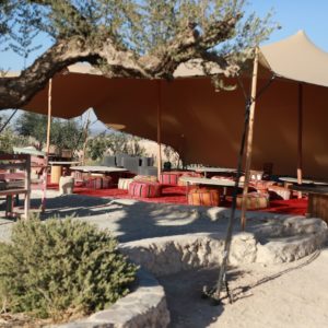 Restaurant bio Ecolodge desert maroc Terre des Etoiles